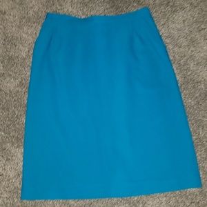 Vintage Pykettes turquoise skirt size 20